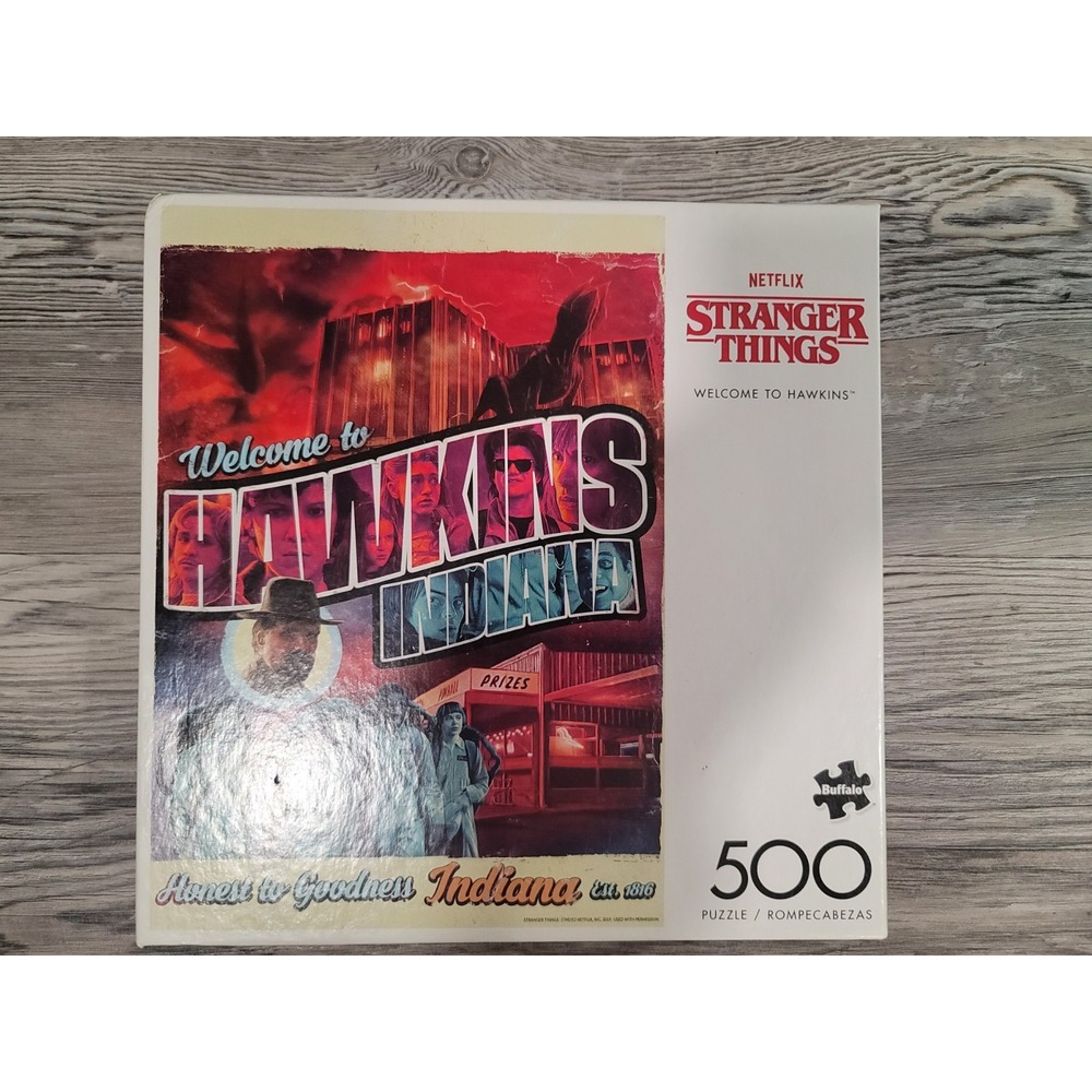 Stranger things puzzle 500pc we to hawking indiana used